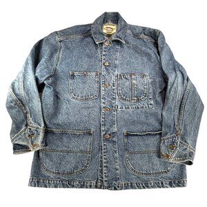 Barn Chore Jeans Denim Jacket Large Blue Sonoma Field